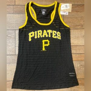 Black and Yellow Pirates Tank Top